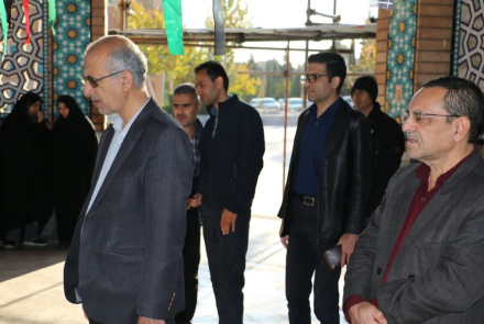 مراسم تجدید میثاق با آرمان‌های شهدای گرانقدر انقلاب و آئین غبار روبی و عطر افشانی قبور شهدای گمنام