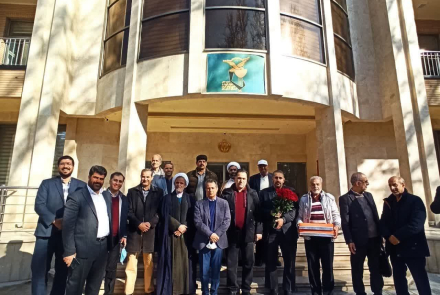 دیدار مسئولین دانشگاه با جانبازان معزز آسایشگاه شهید مطهری اصفهان