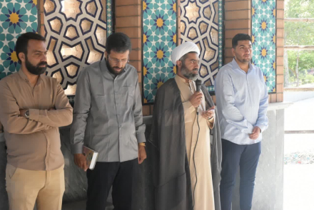 آئین غبار روبی و عطر افشانی مزار شهدای گمنانم در سالروز آزاد سازی خرمشهر 