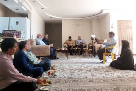 دیدار صمیمی با حسن علیخانی جانباز ۷۰ درصد مرکز آموزشی درمانی الزهرا(س) 