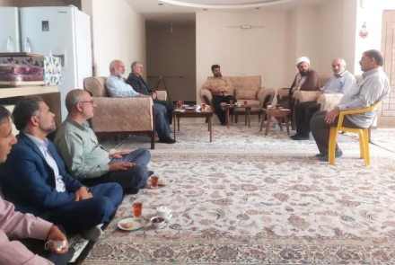 دیدار صمیمی با حسن علیخانی جانباز ۷۰ درصد مرکز آموزشی درمانی الزهرا(س) 