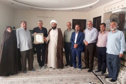 دیدار صمیمی با حسن علیخانی جانباز ۷۰ درصد مرکز آموزشی درمانی الزهرا(س) 